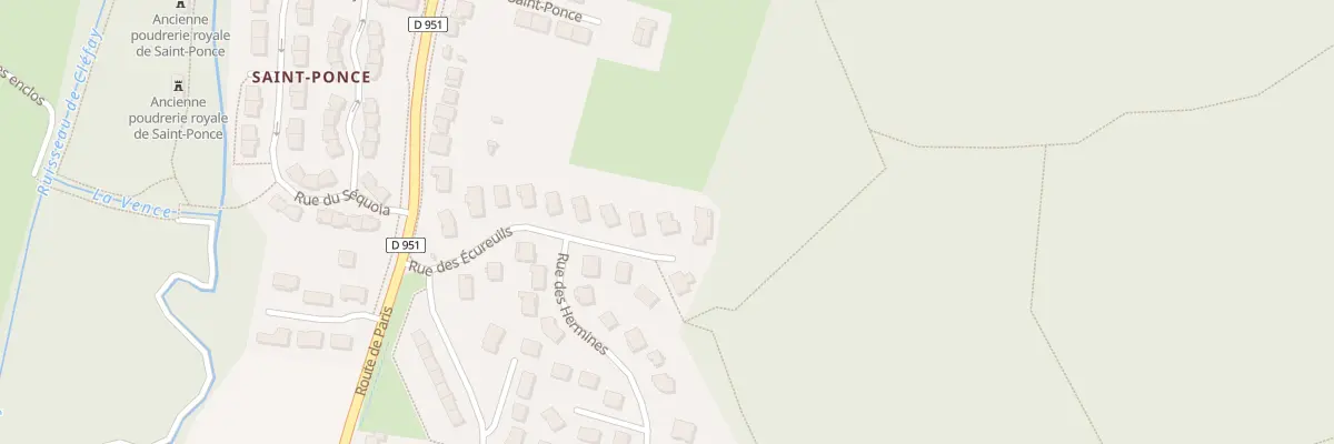 Plan du 17 Rue des Ecureuils à La Francheville