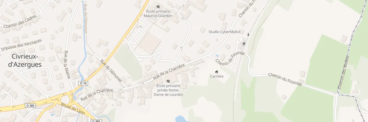 Plan du 309 Rue de la Charrière à Civrieux-d’Azergues