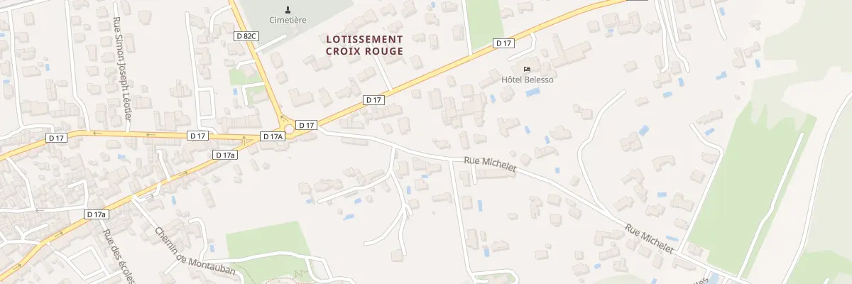 Plan du 25 Michelet à Fontvieille