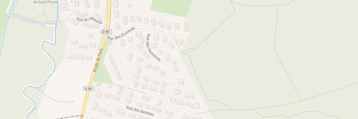 Plan du 9 Rue des Hermines à La Francheville