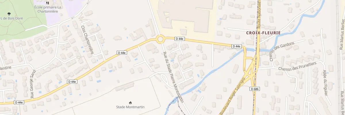 Plan du 338 Rue du Stade Montmartin à Gleizé