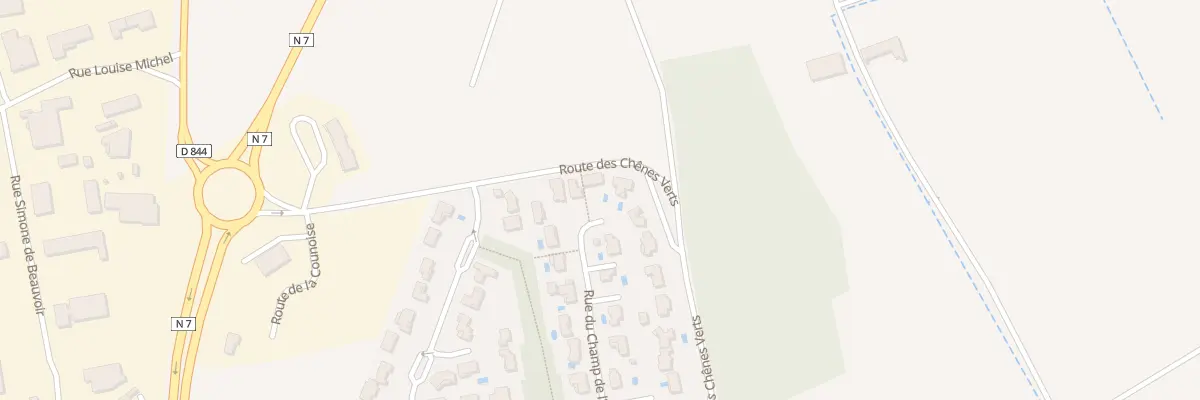 Plan du 25 Rue du Champ de l Espine à Donzère