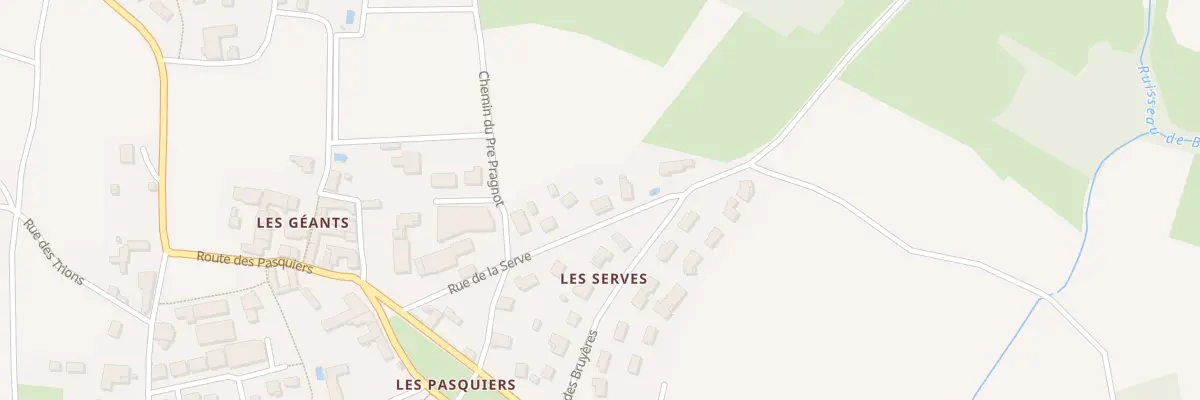Plan du 186 Rue de la Serve à Lancié