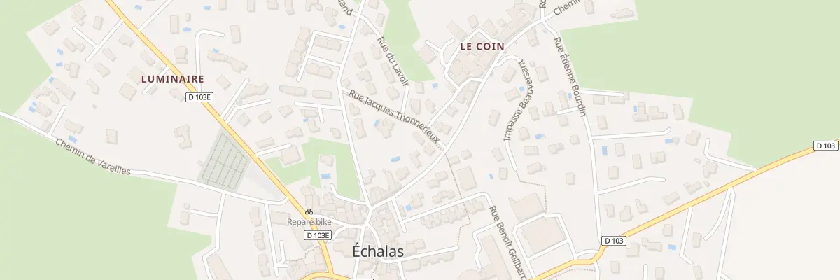 Plan du 51 Rue Jacques Thonnerieux à Échalas