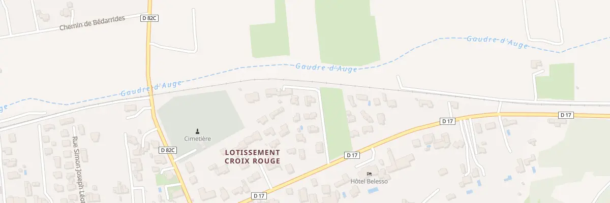 Plan du 41T Av des Baux à Fontvieille