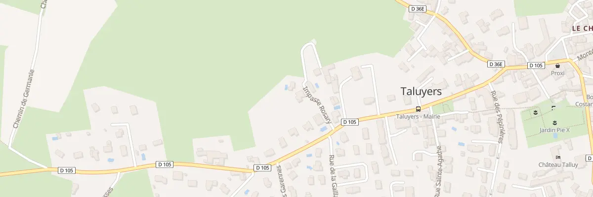 Plan du 5415 Rue de la Mairie à Taluyers