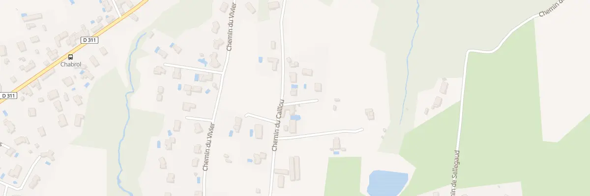 Plan du 62 Che du Cailloux à Brindas