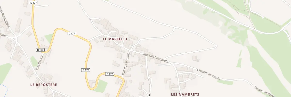 Plan du 321 Rue des Nambrets à Vergisson