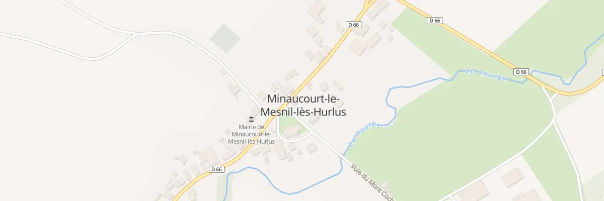 Plan du 5028 Le Village à Minaucourt-le-Mesnil-lès-Hurlus