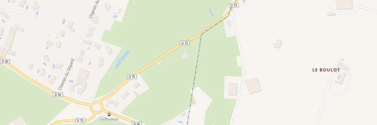 Plan du 56 Rte de St Irenee à Brindas
