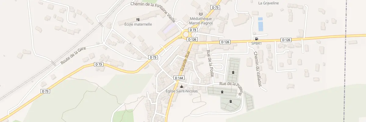 Plan du 10 Gr Grande Rue à Châteauneuf-du-Rhône