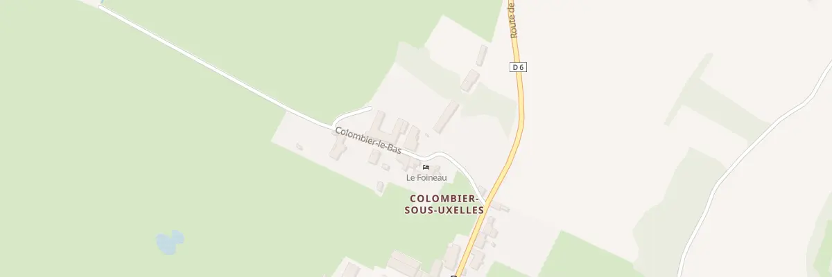 Plan du 2 Colombier le Bas à Bresse-sur-Grosne