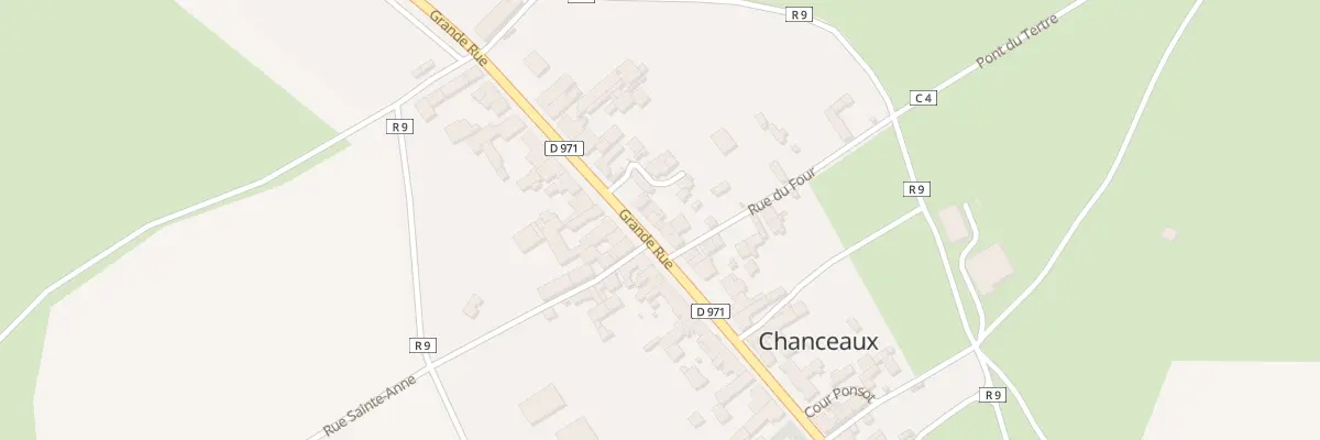 Plan du 48 Gr Grande Rue à Chanceaux