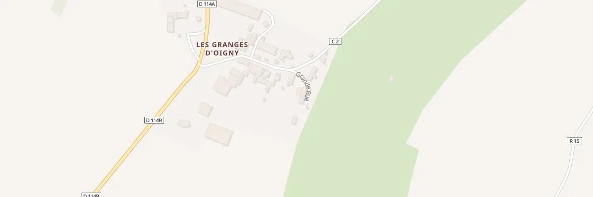 Plan du 5015 Les Granges à Oigny