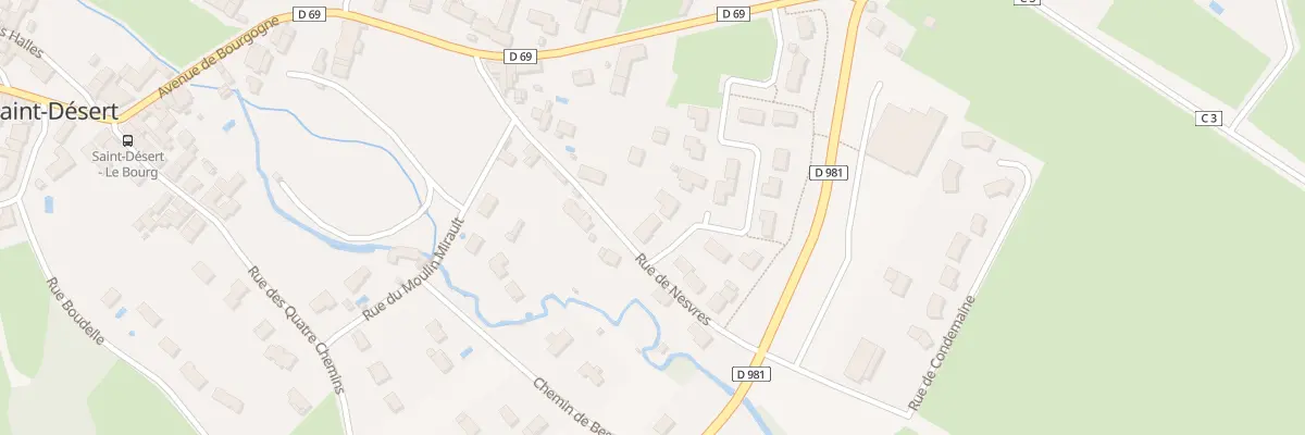 Plan du 22 Rue des Chailloux à Saint-Désert