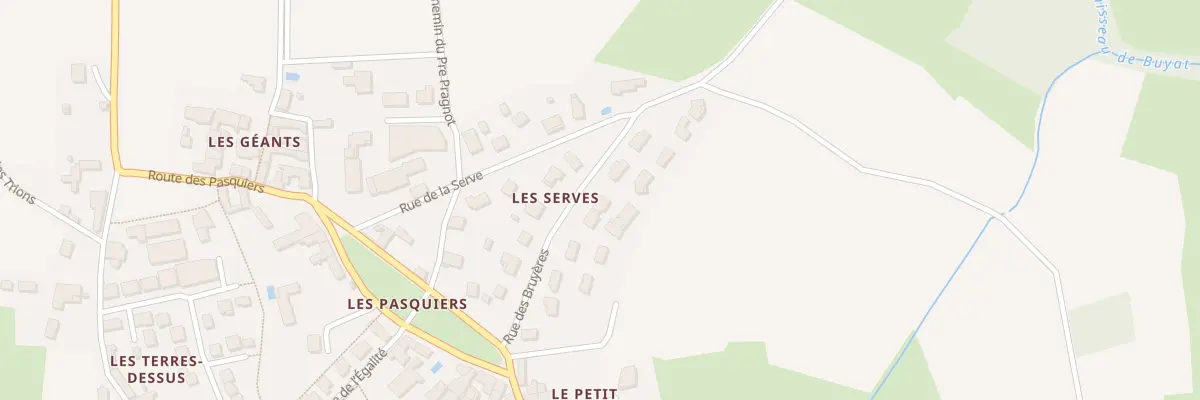 Plan du 145 Rue des Bruyères à Lancié
