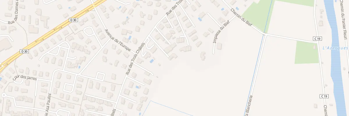 Plan du 431 Rue des Trois Châtels à Anse