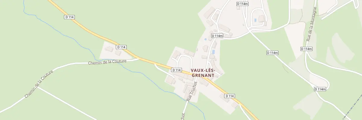 Plan du 5 Rue de la Gironde à Grenant-lès-Sombernon