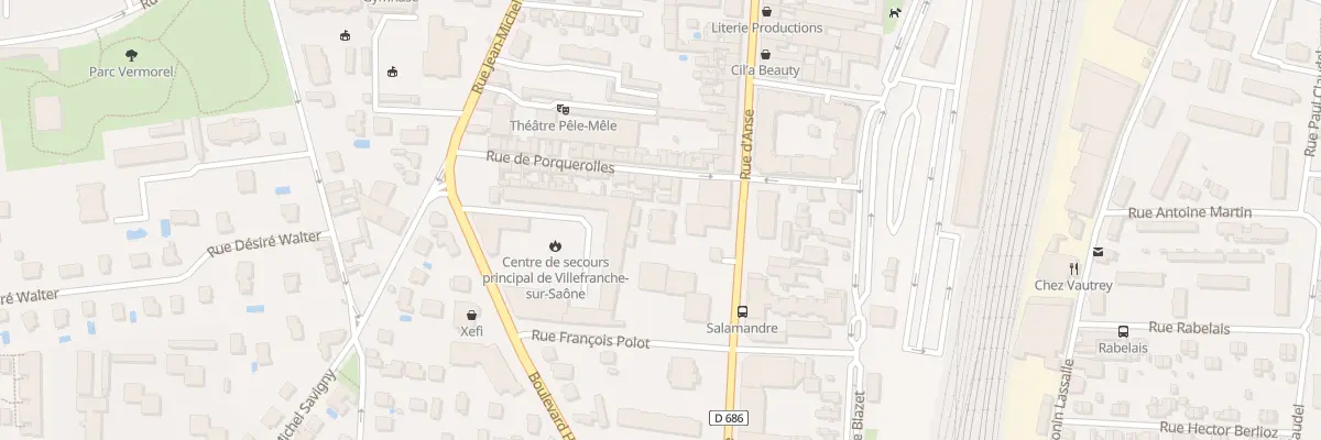 Plan du 474 Rue d’Anse à Villefranche-sur-Saône