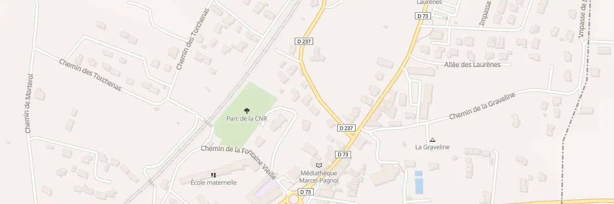 Plan du 5786 Le Village à Châteauneuf-du-Rhône