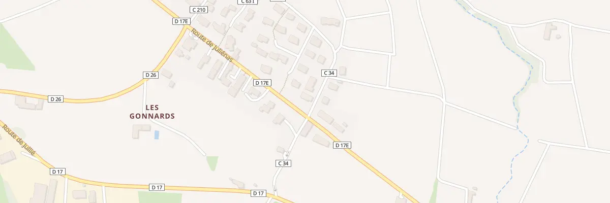 Plan du 159 Rue des Vendanges à Juliénas
