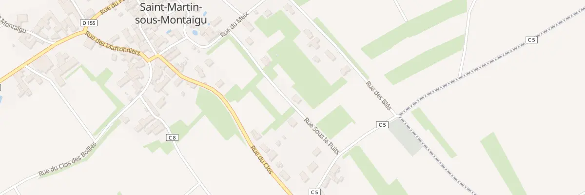 Plan du 11 Rue sous le Puits à Saint-Martin-sous-Montaigu
