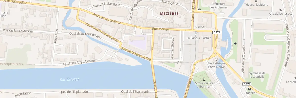 Plan du 6 Rue Comtes de Rethel à Charleville-Mézières