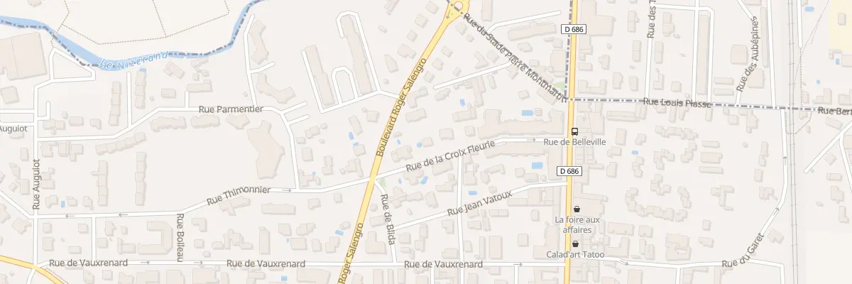 Plan du 152 Rue de la Croix Fleurie à Villefranche-sur-Saône