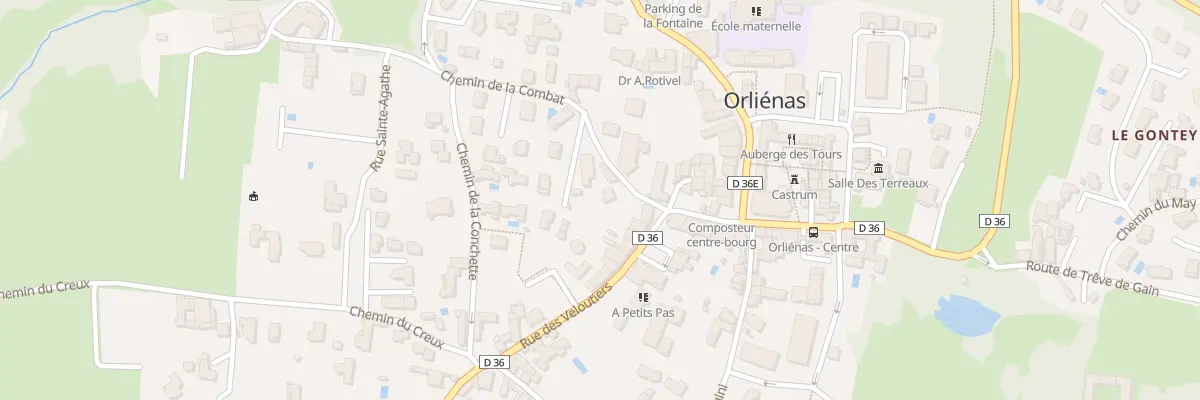 Plan du 29 Che de la Combat à Orliénas