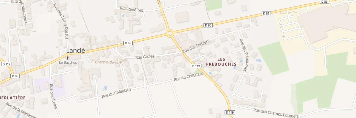Plan du 2 Rue Grolée à Lancié