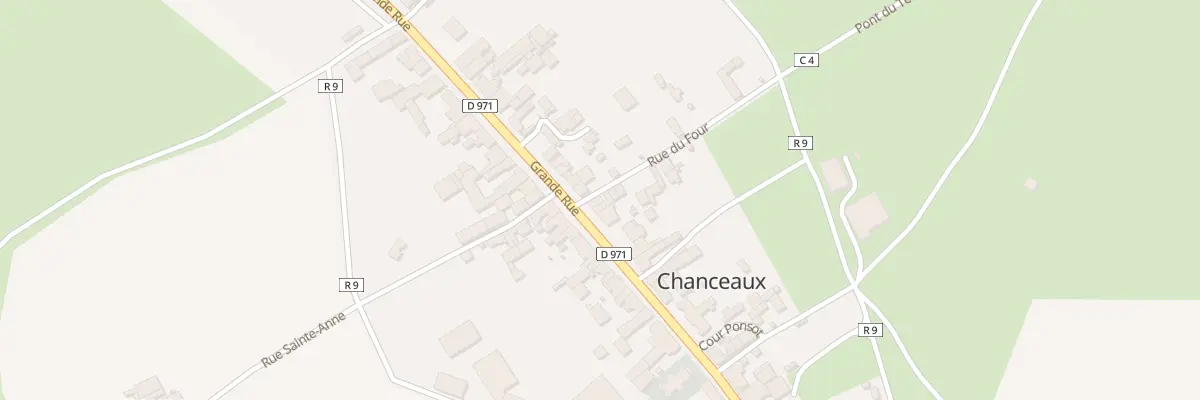 Plan du 44 Gr Grande Rue à Chanceaux