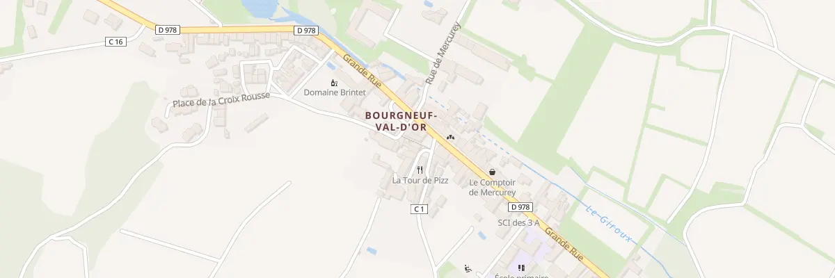 Plan du 4 Pl du Bourgneuf à Mercurey