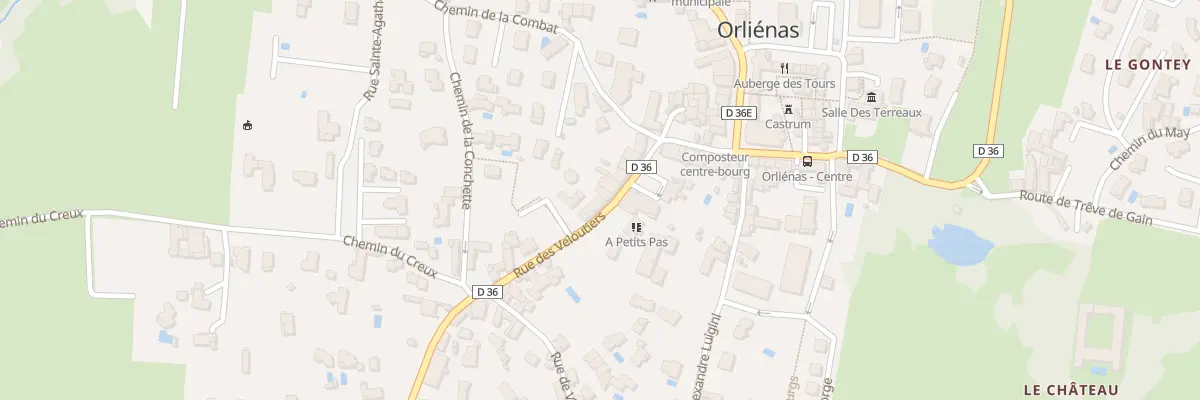 Plan du 344 Rue des Veloutiers à Orliénas