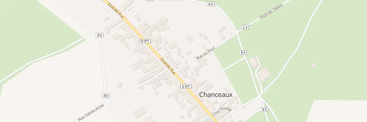 Plan du 1 Rue du Four à Chanceaux