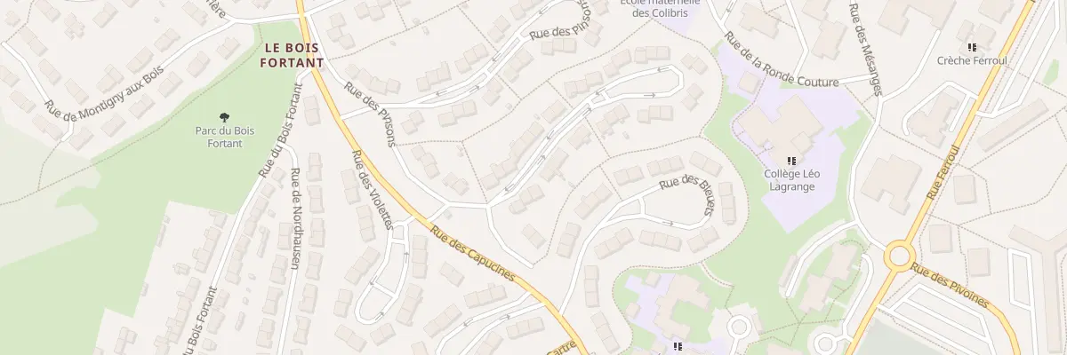 Plan du 10 Rue des Fauvettes à Charleville-Mézières
