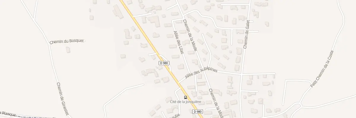 Plan du 4 All des Lilas à Saint-Geniès-de-Comolas