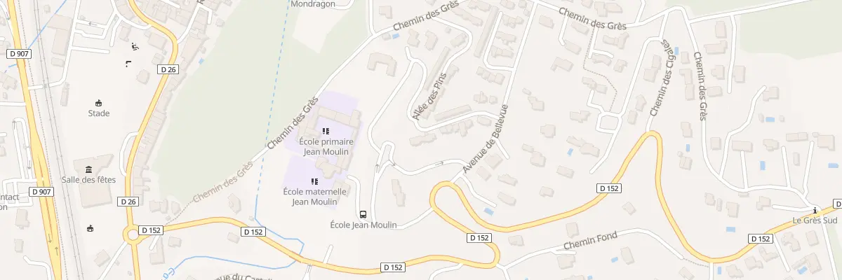 Plan du 5967 Gres Nord à Mondragon
