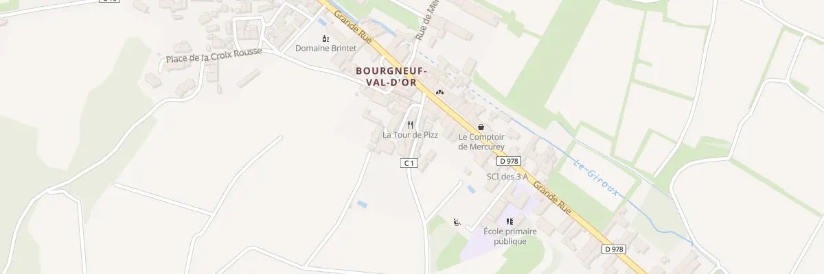 Plan du 2 Rue de Touches à Mercurey