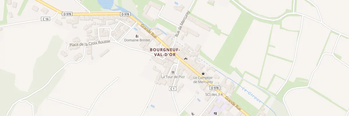Plan du 2 Pl du Bourgneuf à Mercurey