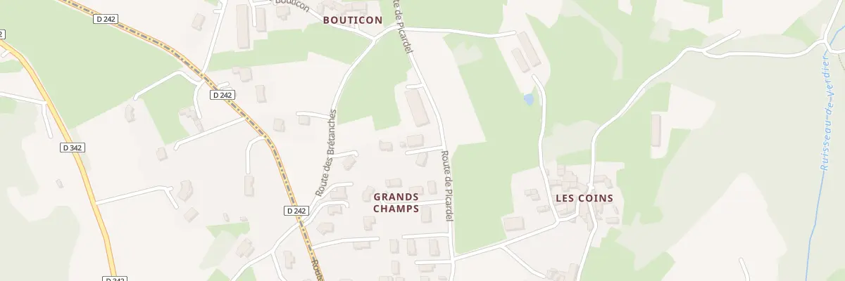Plan du 351 Rte de Picardel à Charnas