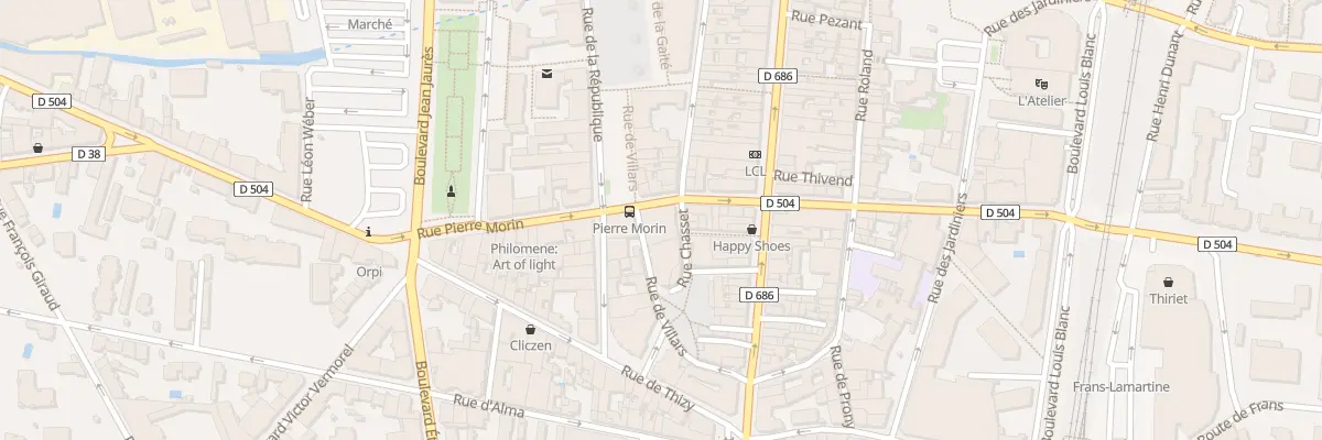 Plan du 34 Rue Victor Hugo à Villefranche-sur-Saône