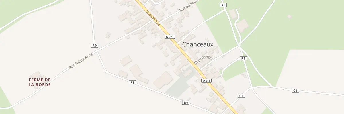 Plan du 21 Gr Grande Rue à Chanceaux