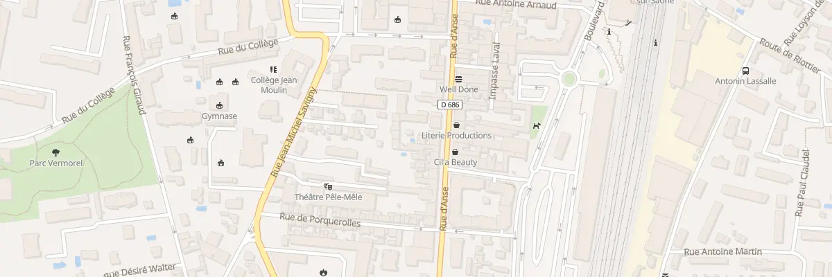 Plan du 318 Rue d’Anse à Villefranche-sur-Saône