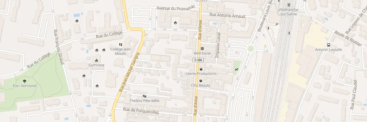 Plan du 272 Rue d’Anse à Villefranche-sur-Saône