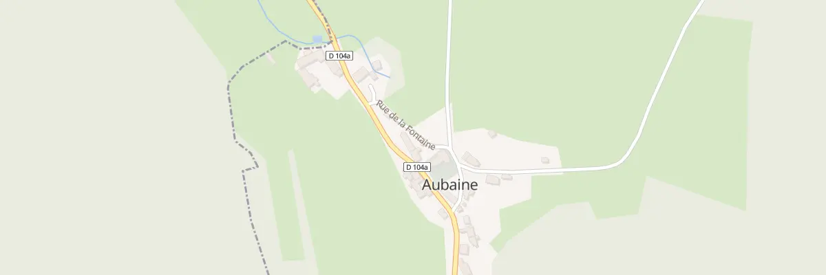 Plan du 1 Rue de la Fontaine à Aubaine