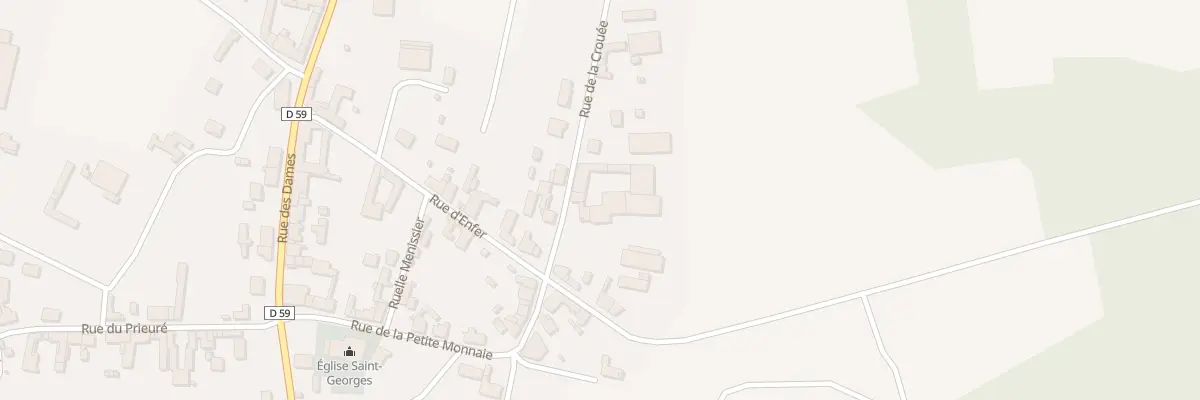 Plan du 10 Rue de la Crouee à Larzicourt