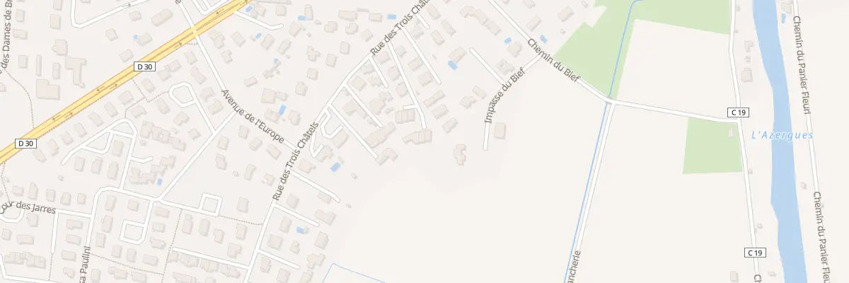 Plan du 335 Rue des Trois Châtels à Anse