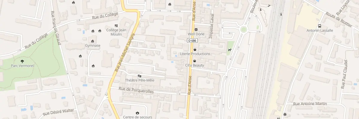 Plan du 328 Rue d’Anse à Villefranche-sur-Saône