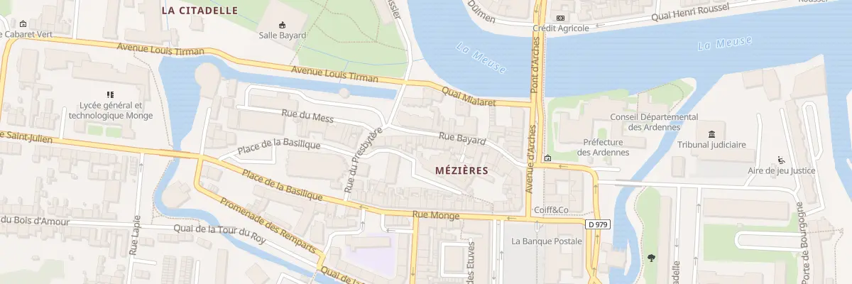 Plan du 23 Rue Bayard à Charleville-Mézières