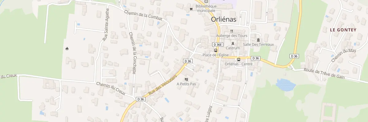 Plan du 290 Rue des Veloutiers à Orliénas